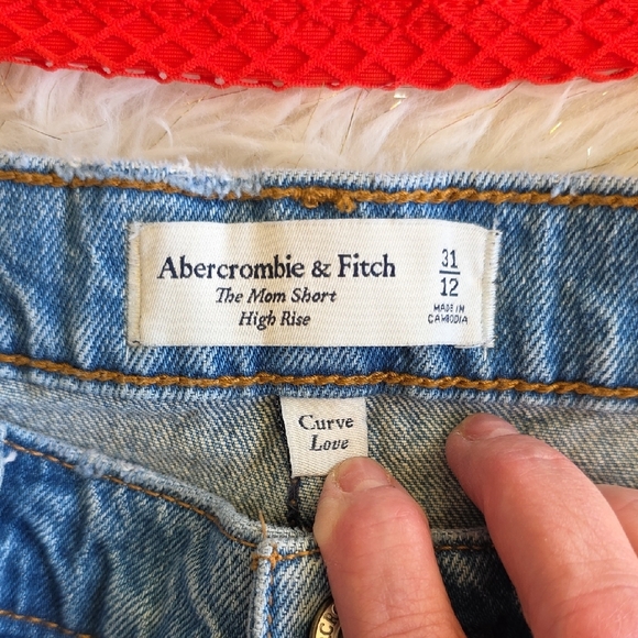 Abercrombie & Fitch Blue Jean Shorts - Picture 2 of 4